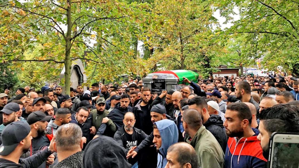 Похороны арабского криминального авторитета в Германии