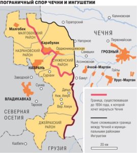 Кадыров обосновал территориальные претензии к Ингушетии