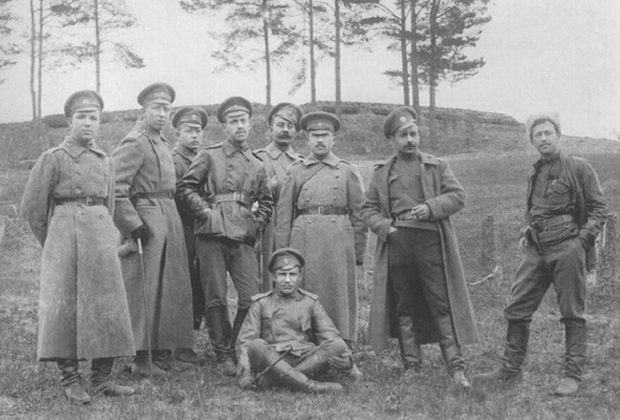 Офицеры 1-го Украинского полка имени Богдана Хмельницкого