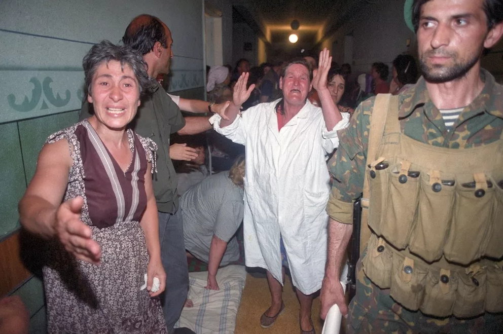 14 июня 1995. Басаев захват больницы Буденновск.