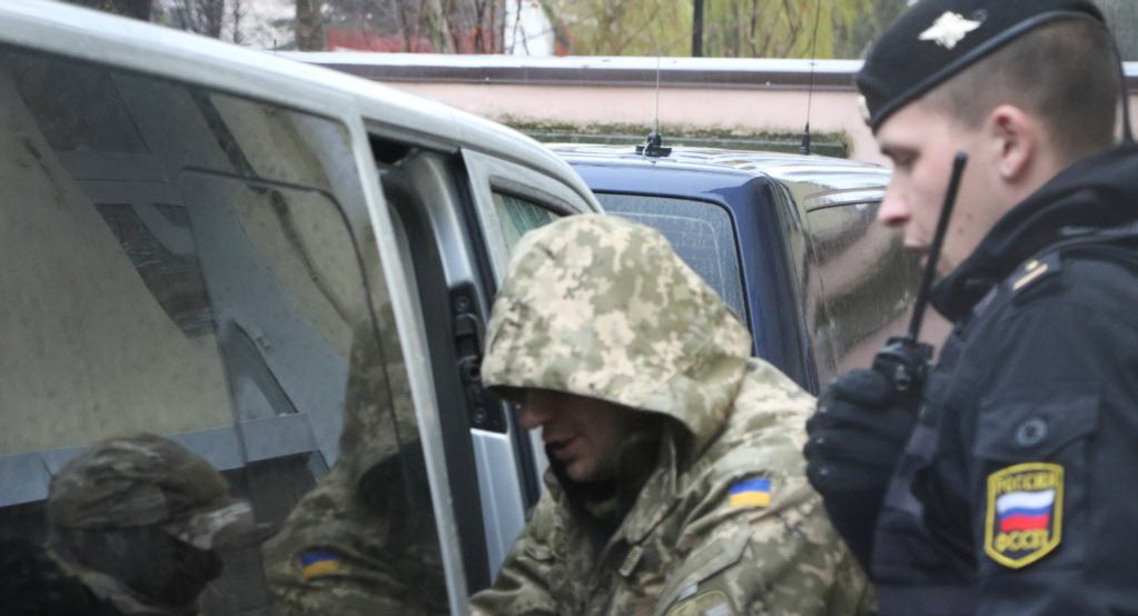 Арестованный украинский моряк