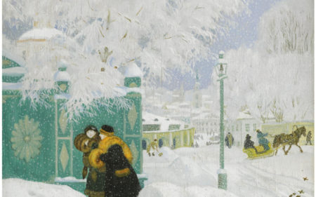 Зимний пейзаж, 1919 год