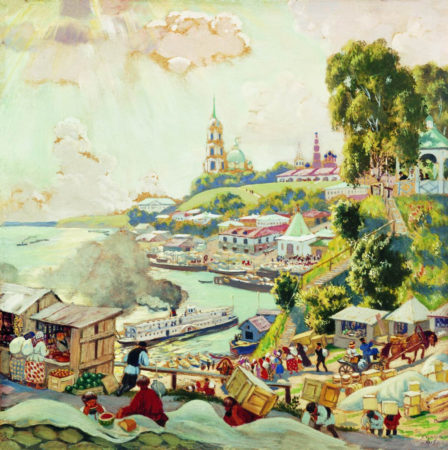 На Волге, 1910 год Частная коллекция