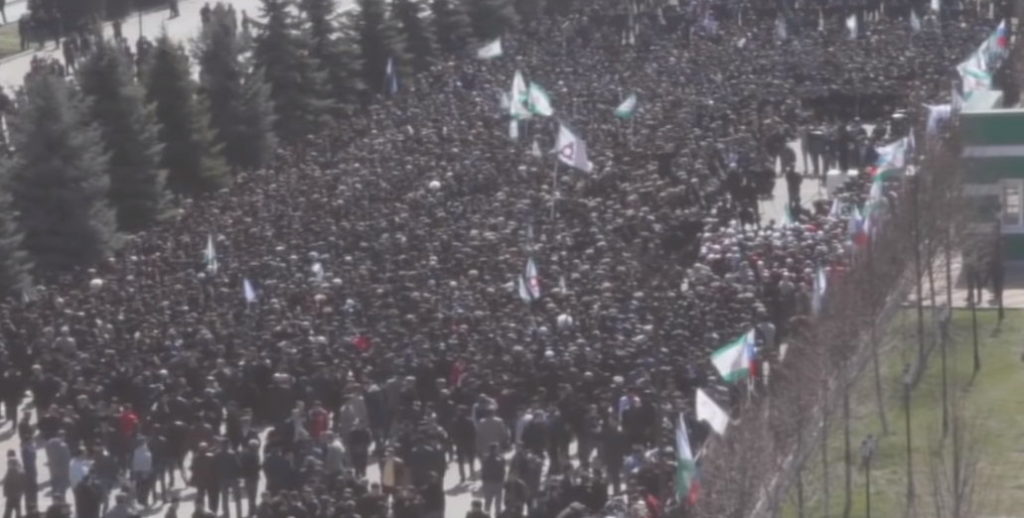 Протесты в Ингушетии