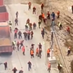 Мигранты подрались на строительной площадке в Москве